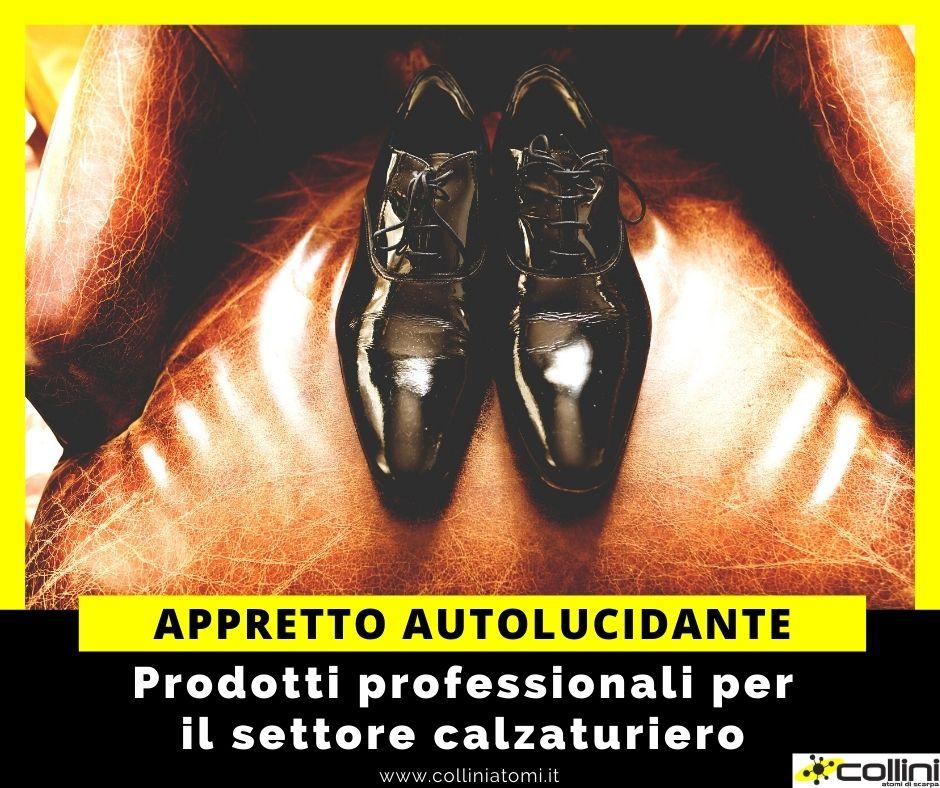 Appretto autolucidante per tomaie