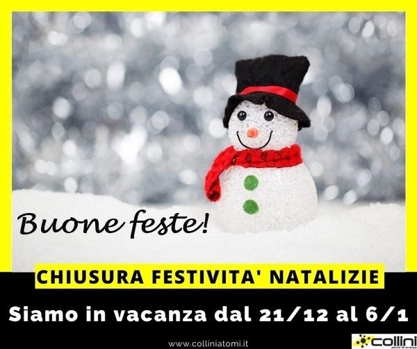 Chiusura festività Natalizie 2019