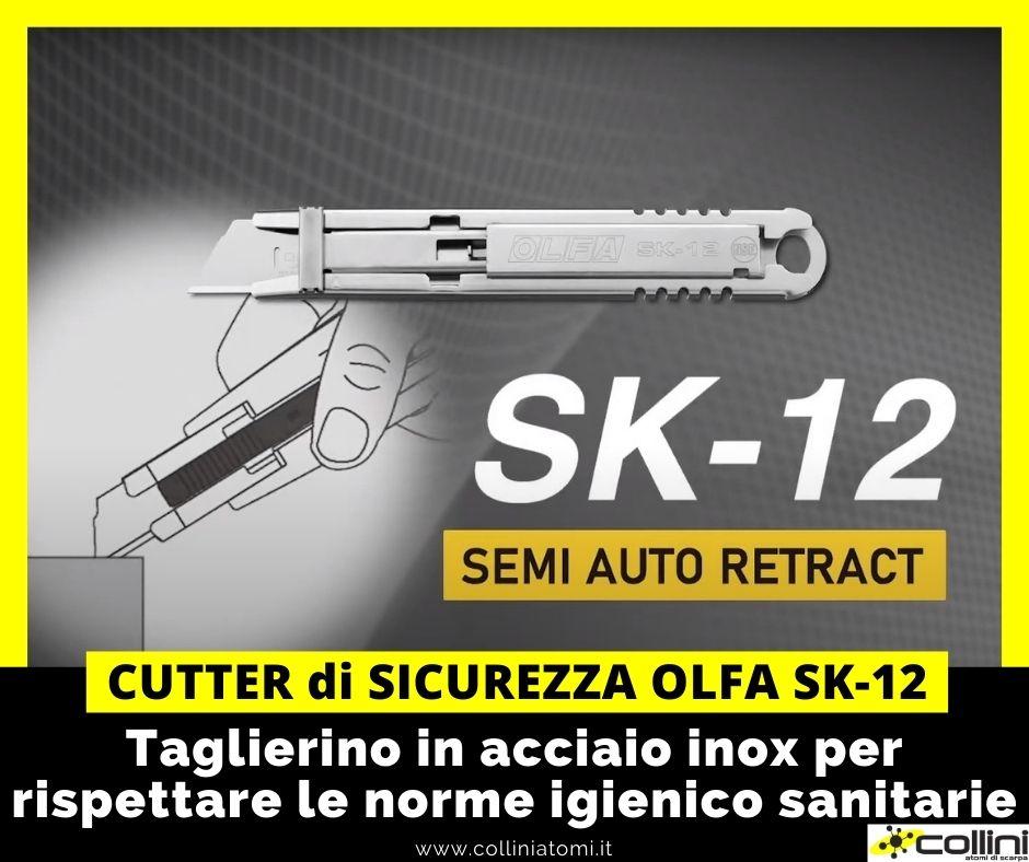 Cutters OLFA SK-12 per rispettare le norme igienico sanitarie nell'industria alimentare e farmaceutica