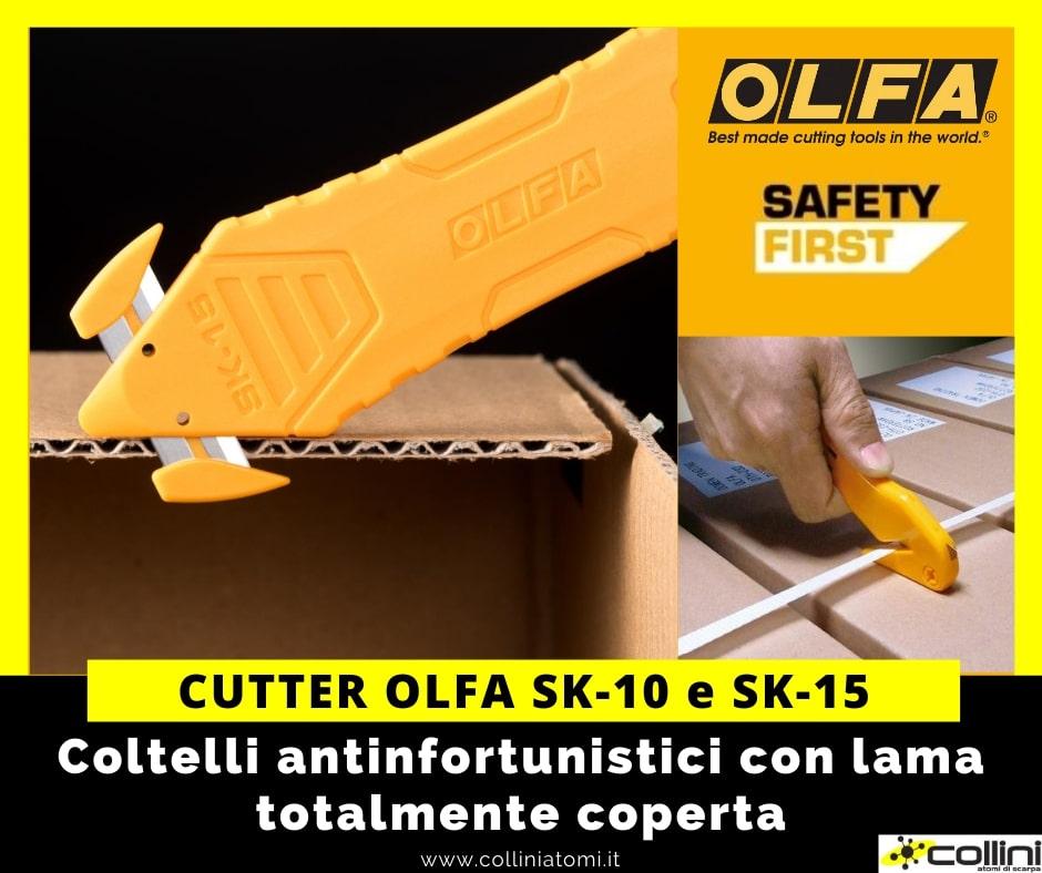 Prevenire gli infortuni sul lavoro con la linea cutters OLFA "Safety First" 