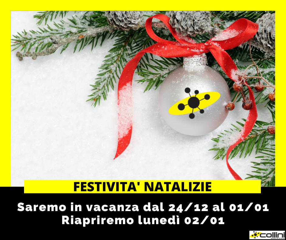 Chiusura vacanze di Natale