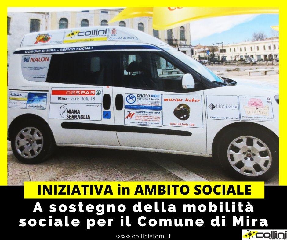 Collini Atomi di Scarpa a sostegno della mobilità sociale per il comune di Mira