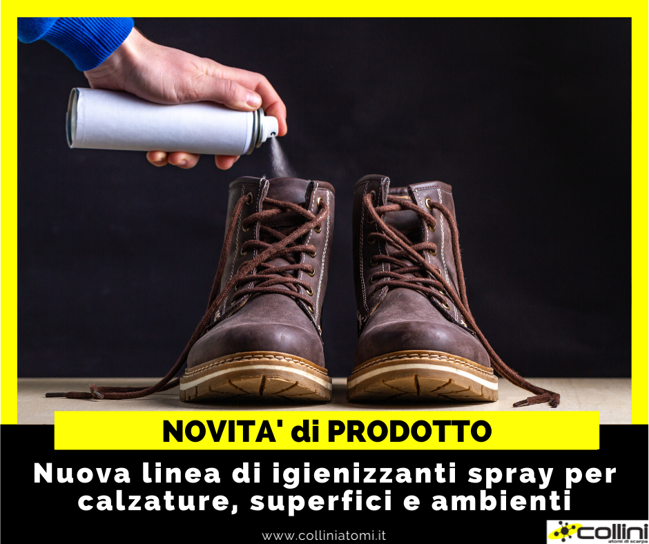 Igienizzanti spray per calzature