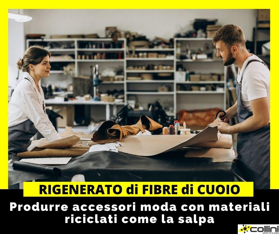 Produrre accessori moda con materiali riciclati come la salpa