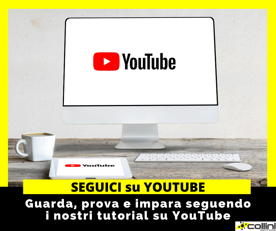 Guarda, prova e impara seguendo i nostri tutorial su YouTube