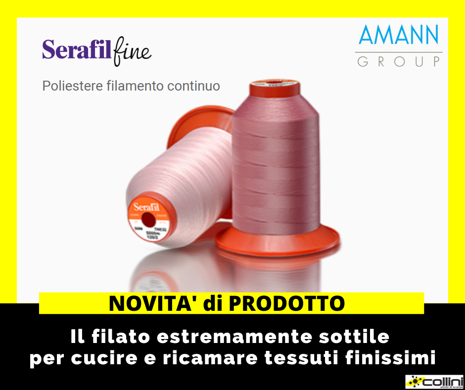 Serafil Fine il filato in poliestere estremamente sottile