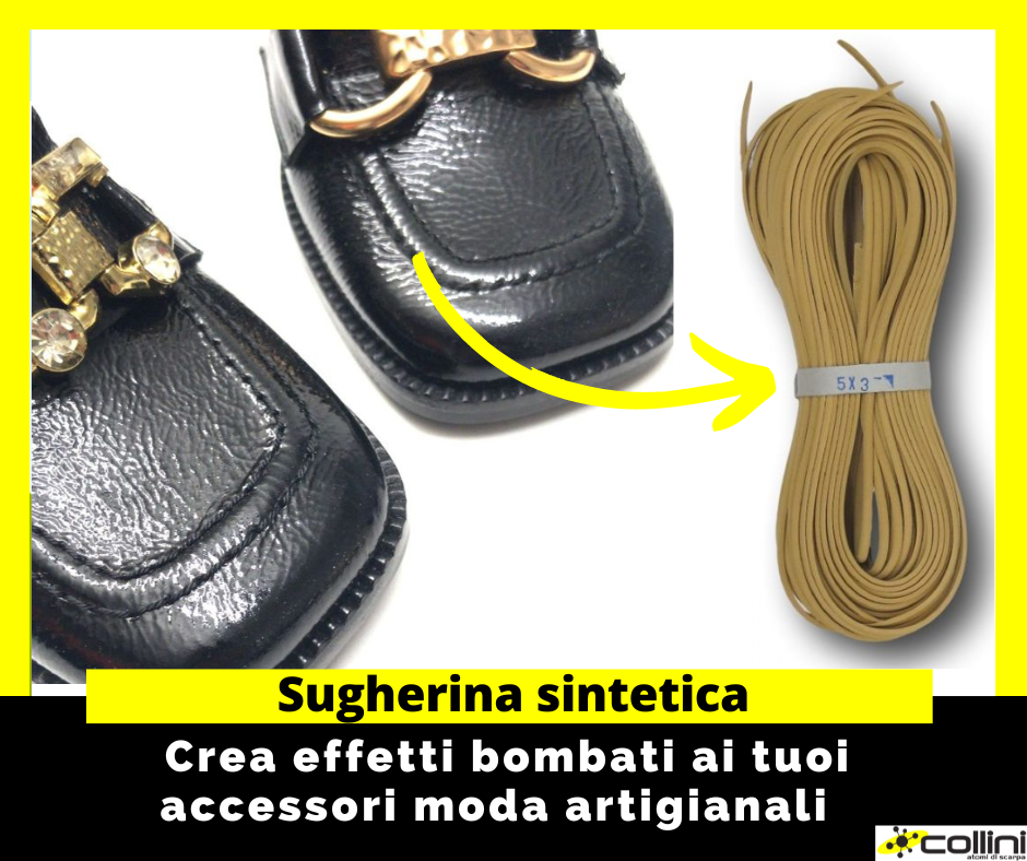 Sugherina sintetica per realizzare articoli di pelletteria con effetto bombato