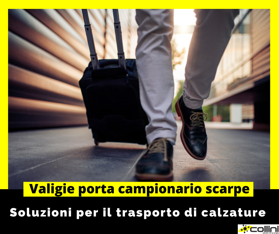 Valigie porta campionario per calzature adatte a professionisti