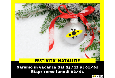 Chiusura vacanze di Natale