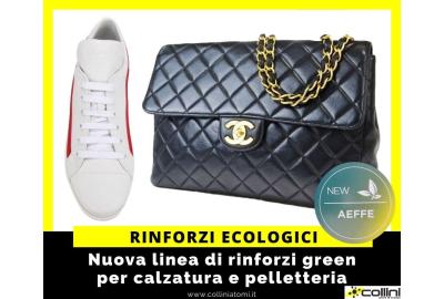 Rinforzi ecologici per calzature e pelletteria