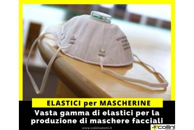 Disponibilità di elastici per produrre le maschere protettive