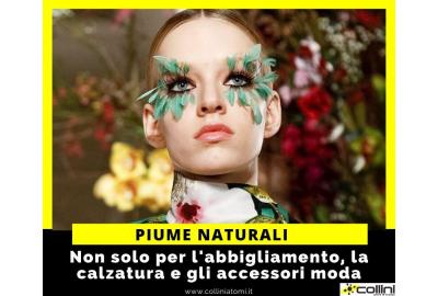 Piume naturali per dare uno stile glamour ai tuoi abiti e accessori moda  