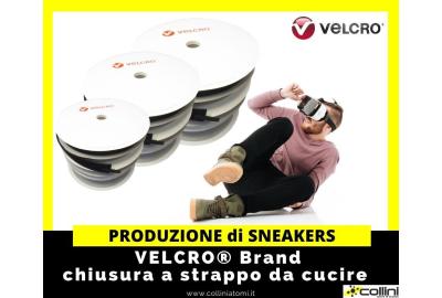 La produzione di sneakers dotate di chiusura a strappo VELCRO® Brand 