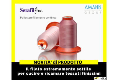 Serafil Fine il filato in poliestere estremamente sottile