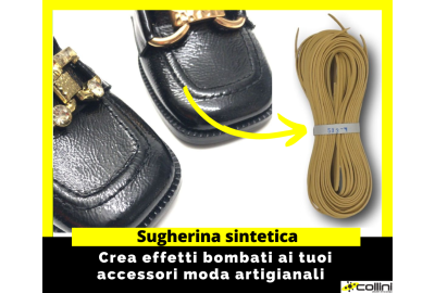Sugherina sintetica per realizzare articoli di pelletteria con effetto bombato