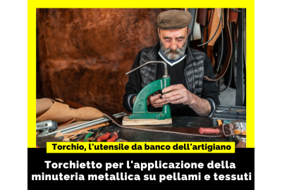 Torchio in ghisa: l’utensile da banco di ogni artigiano del cuoio