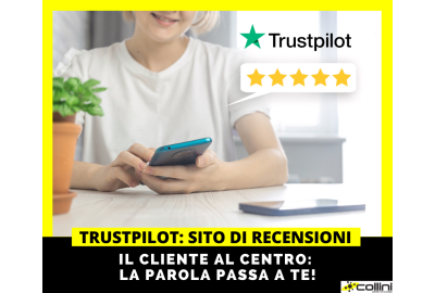 Condividi la tua esperienza d'acquisto su Trustpilot. Scrivi la tua recensione!