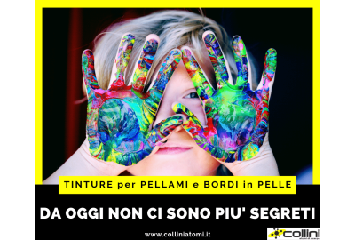 ISTRUZIONI per l'APPLICAZIONE delle TINTURE per PELLLAMI e BORDI in PELLE