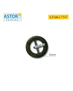 Fibbia ricoperta Astor ® mod. DUERO 17 mm