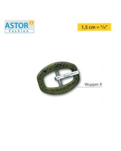 Fibbia ricoperta Astor ® mod. WUPPER 15 mm