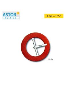 Fibbia ricoperta Astor ® mod. RUHR (RITA) 30 mm