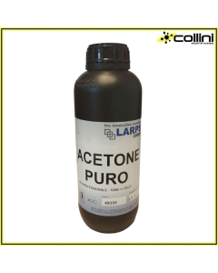 Bottiglia di acetone puro da 1 litro