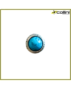 Borchia Turchese con rivetto art. 27985