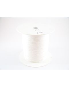 cordicella tonda in cotone cerato atossico adatta alla fabbricazione di bijoux e monili ø 2 mm - BIANCO