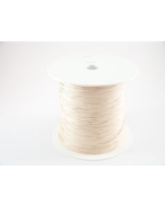 cordina intrecciata in cotone cerato idonea alla creazione di collanine e braccialetti ø 2 mm - BEIGE CHIARO
