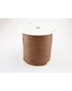 funicella in cotone cerato per catenelle bijoux - NOCCIOLA