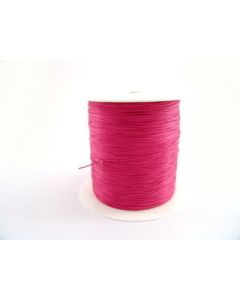 Cordino tondo in cotone cerato ø 1 mm - FUCSIA