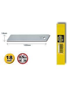 Lame OLFA ® LB-SOL-10 (non segmentate)