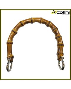 Manico in Bamboo con Attacchi Trasversali per Borse